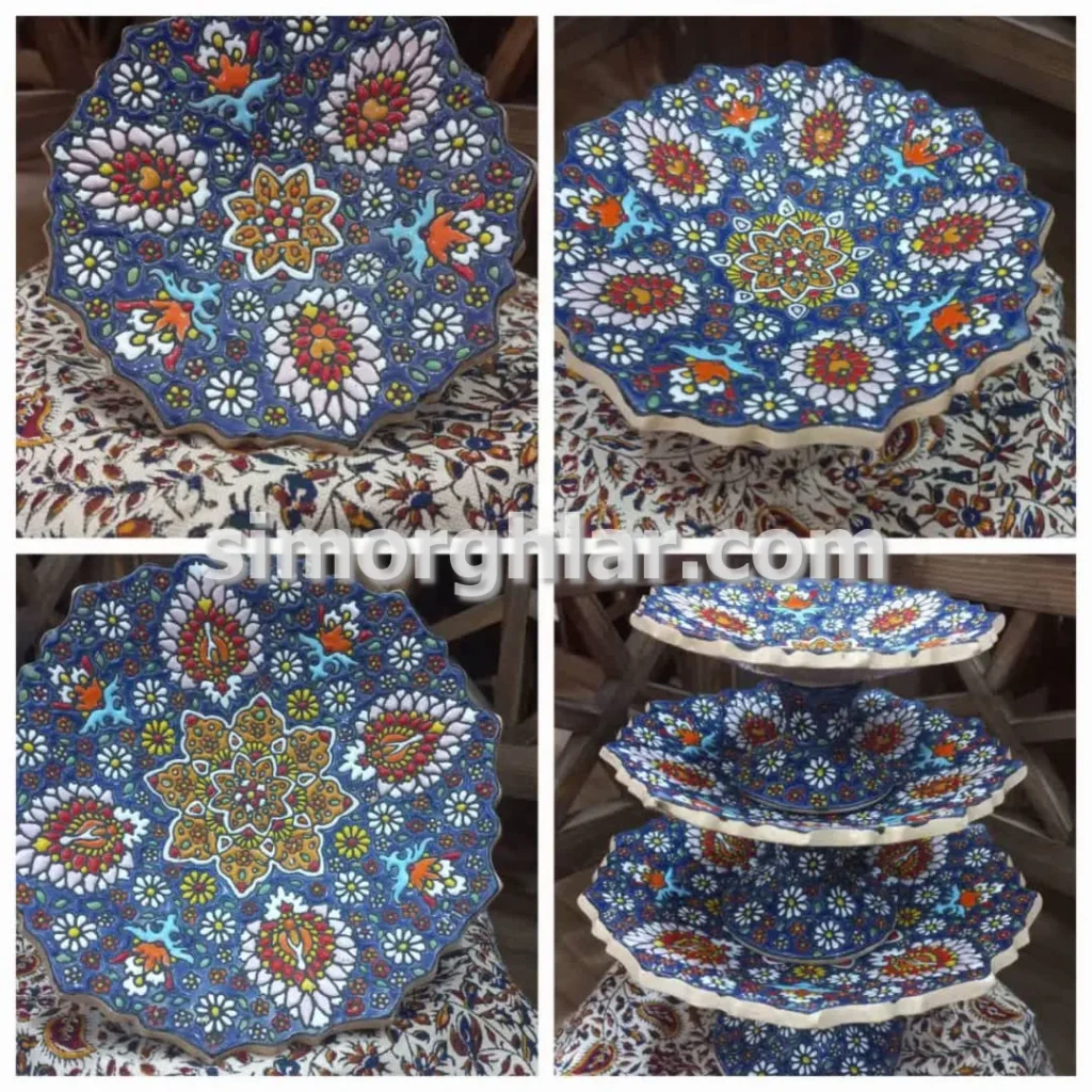 فروش شیرینی خوری میناکاری در سه سایز