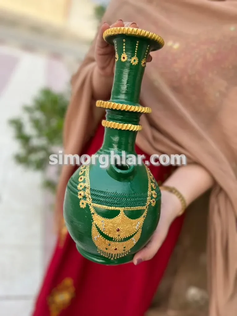 فروش قلیان سفالی رنگی با طرح های سنتی