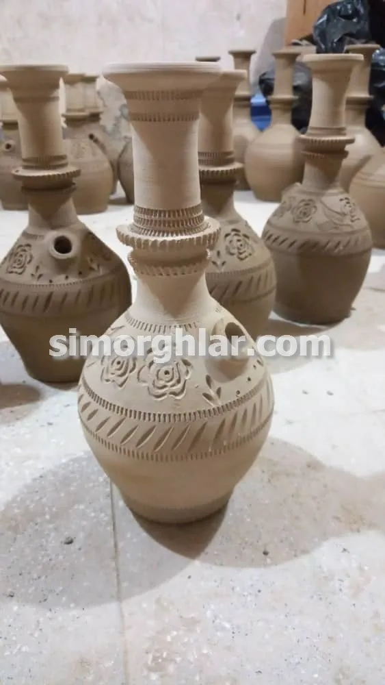 قلیان سفالی ساخت لارستان (2) فروش قلیان سفالی ساخت لارستان