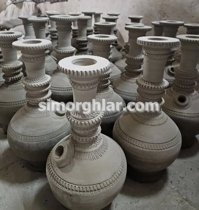 قلیان سفالی ساخت لارستان (6) فروش قلیان سفالی ساخت لارستان