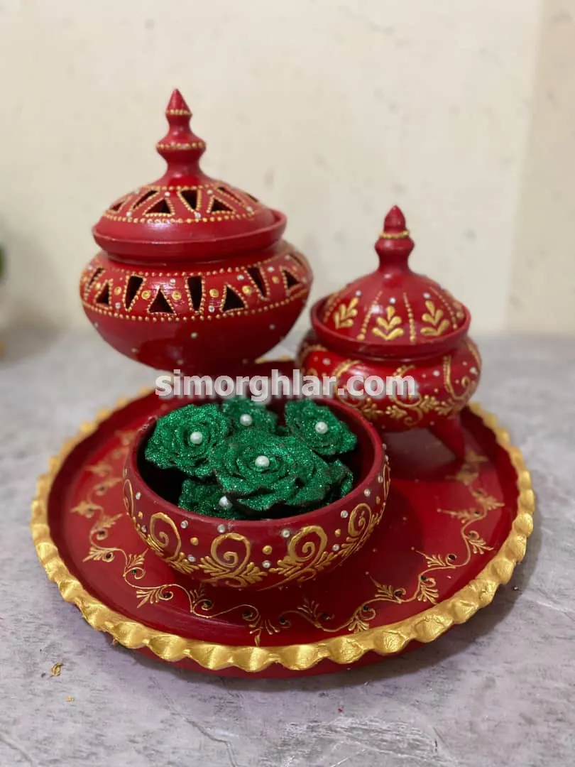 ویژه ست حنابندان از جنس سفال (4)