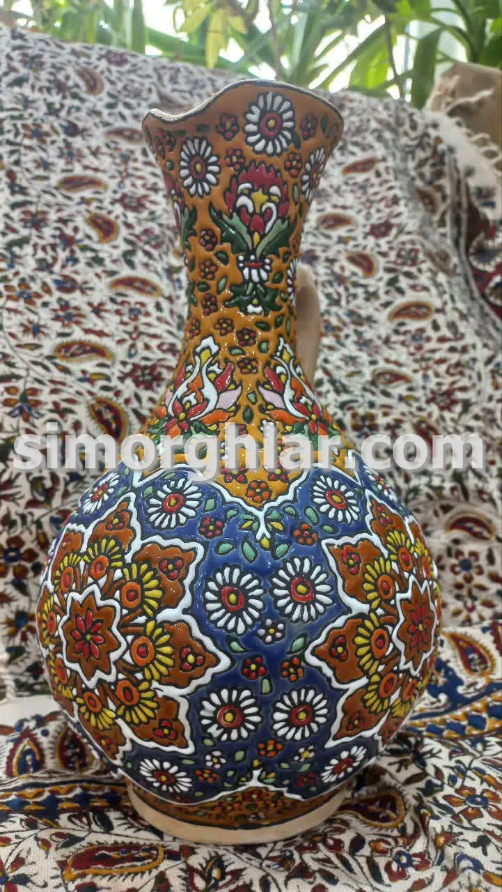 پارچ آبخری میناکاری (2) فروش پارچ آبخری میناکاری